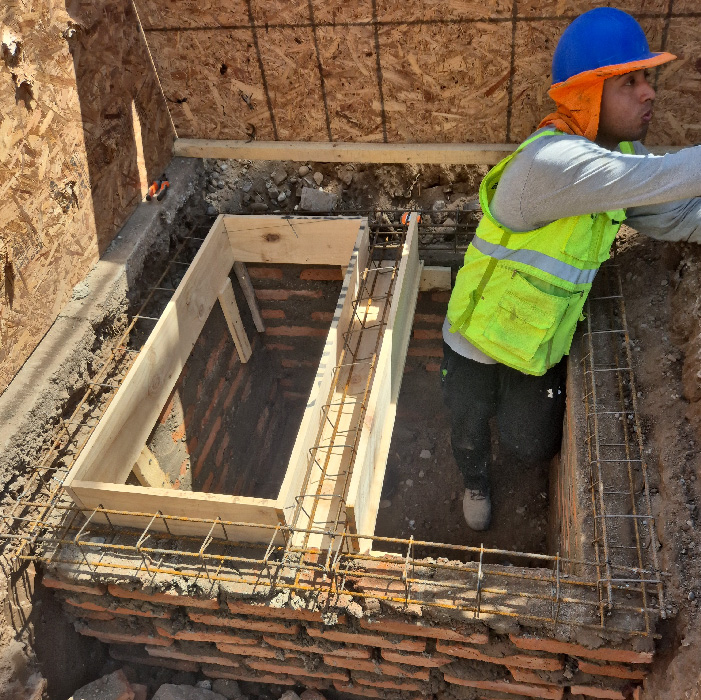 Proyecto Serviu Quinta Normal Construcción de camaras